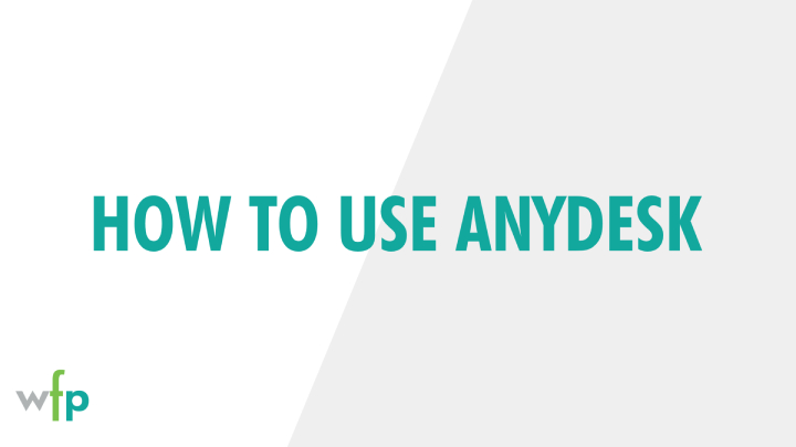How to use AnyDesk