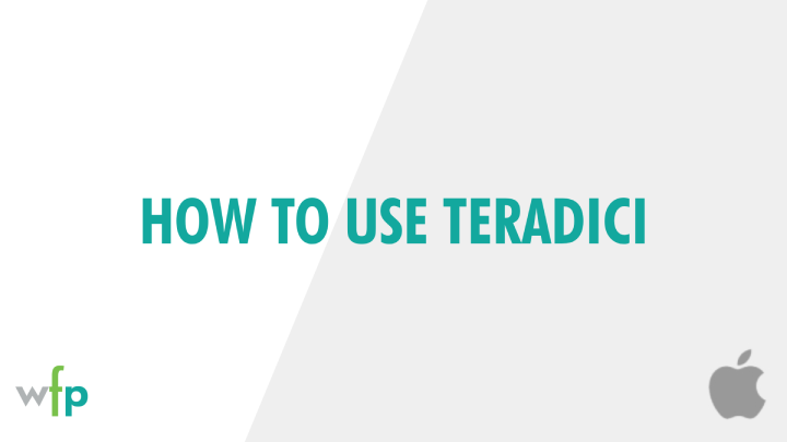 How to use Teradici on Mac